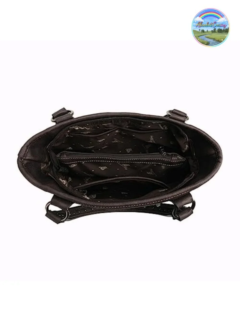 PU Leather Tote Bag Sugar Skull Western Hobo Shoulder Bag